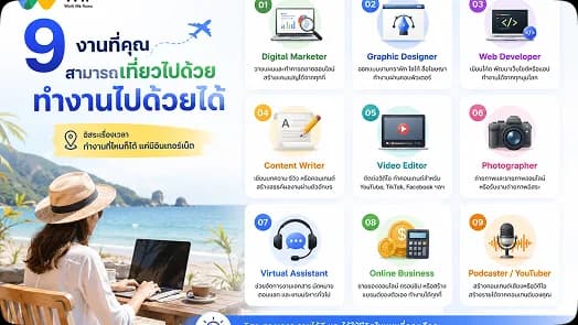 9 อาชีพฟรีแลนซ์ ไม่ต้องอยู่ออฟฟิศ